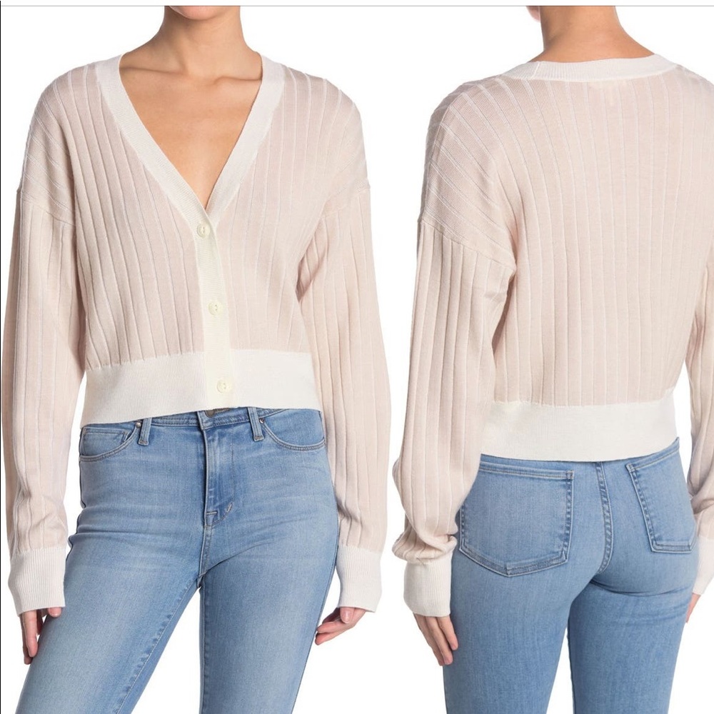 Rag & Bone Dallyce Cardigan in Chalk (Size S)